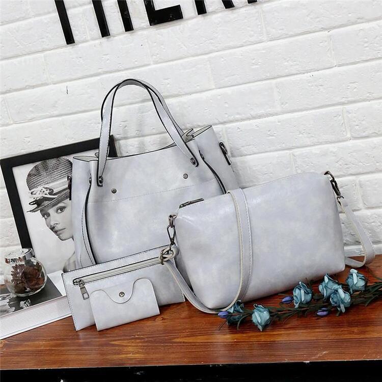 4-Piece Vintage-Style Luxury Bag Set