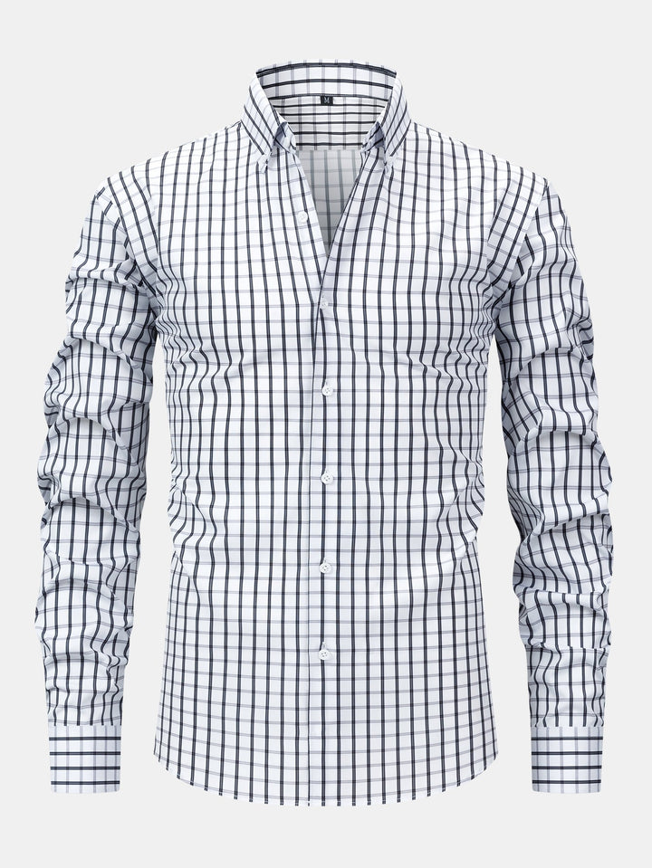 Colin - Long Sleeved Shirt With Checkered Pattern