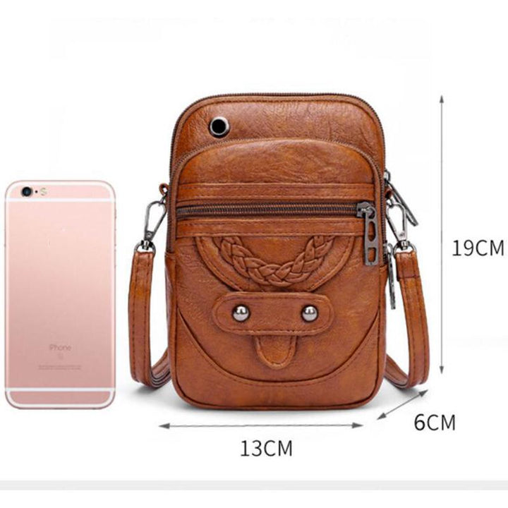 Vintage-Style Luxury Crossbody Bag