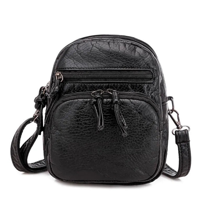 Compact Luxury Leather Shoulder Bag