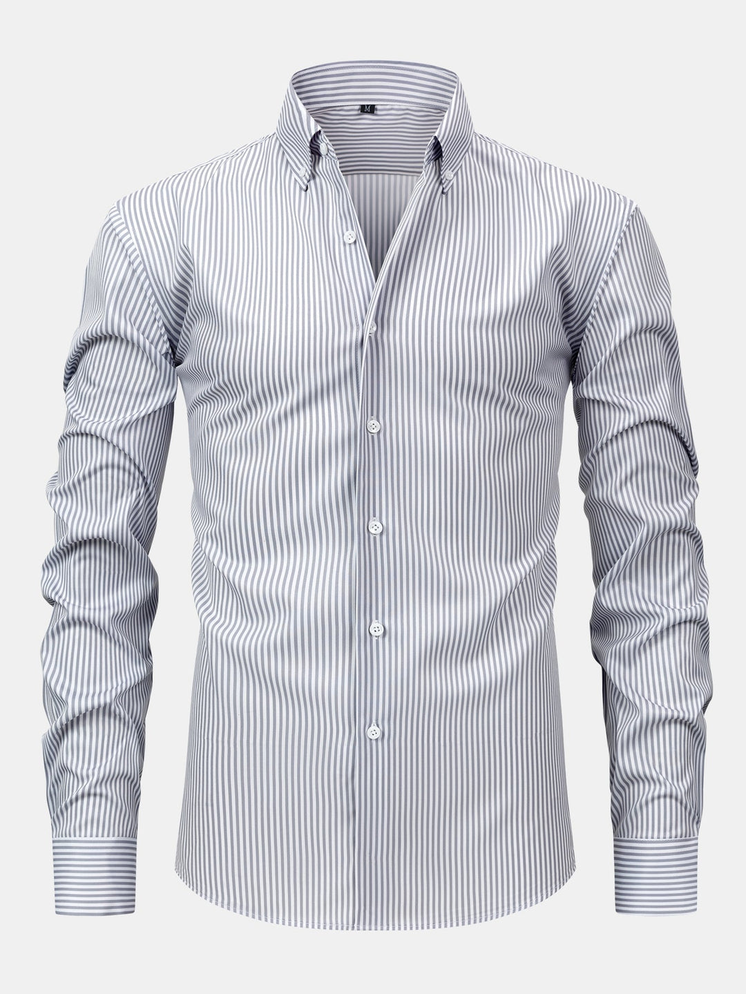 Corey - Long Sleeved Striped Shirt With Button