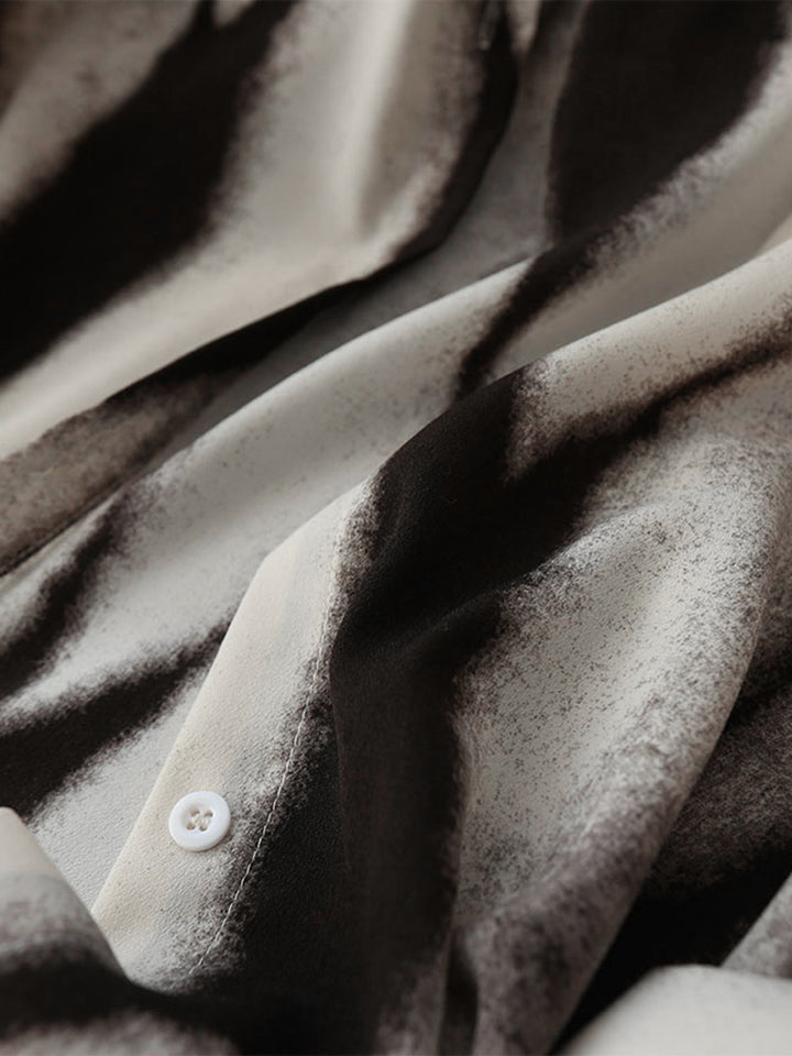 Mia - Tie Dye Oversized Button Down Shirt