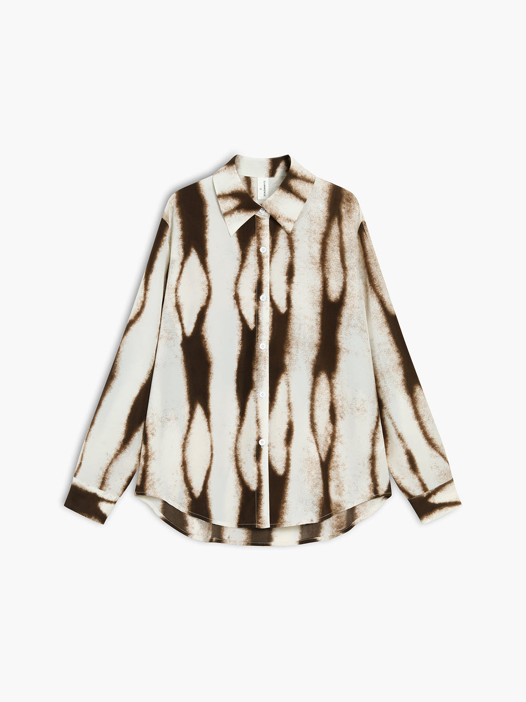 Mia - Tie Dye Oversized Button Down Shirt