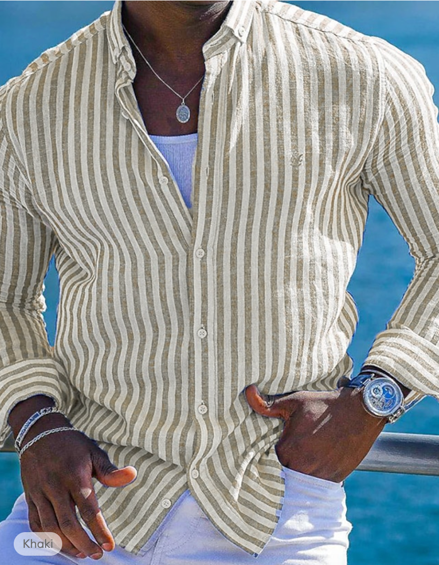 Avenli™ - Striped shirt