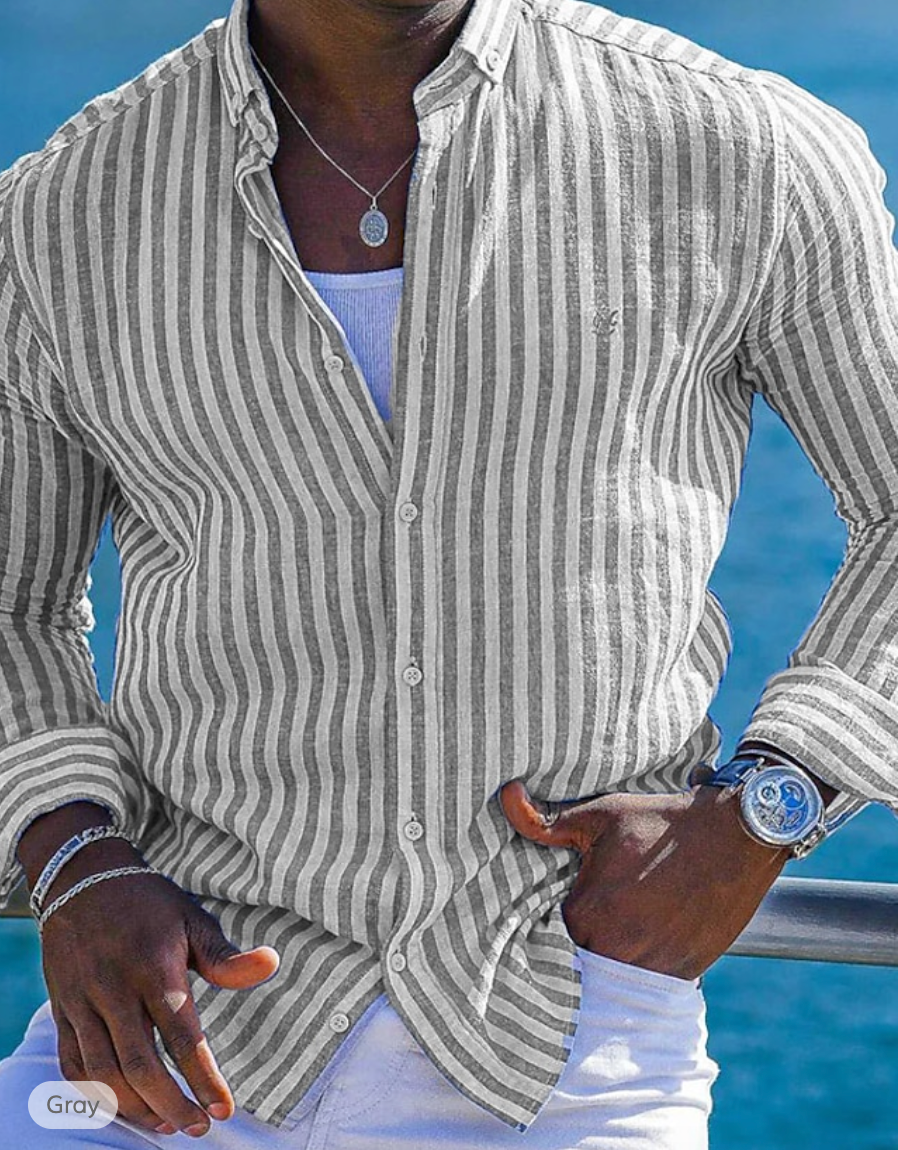 Avenli™ - Striped shirt