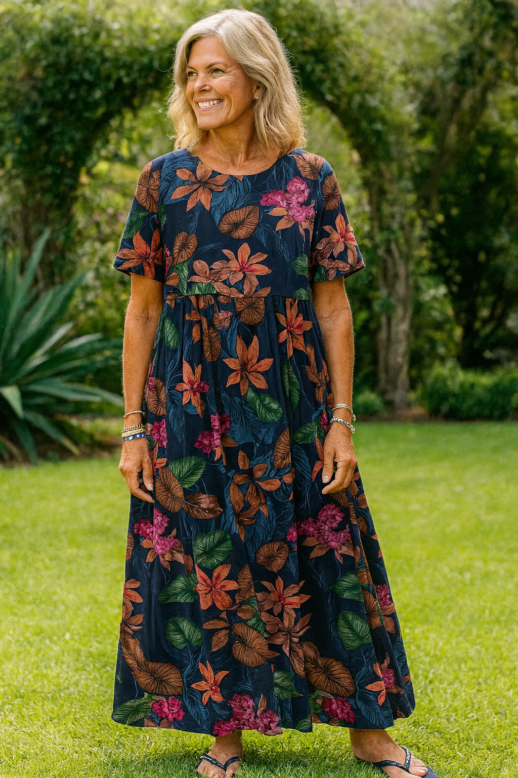 Masie™ | Floral Breezy Maxi Dress