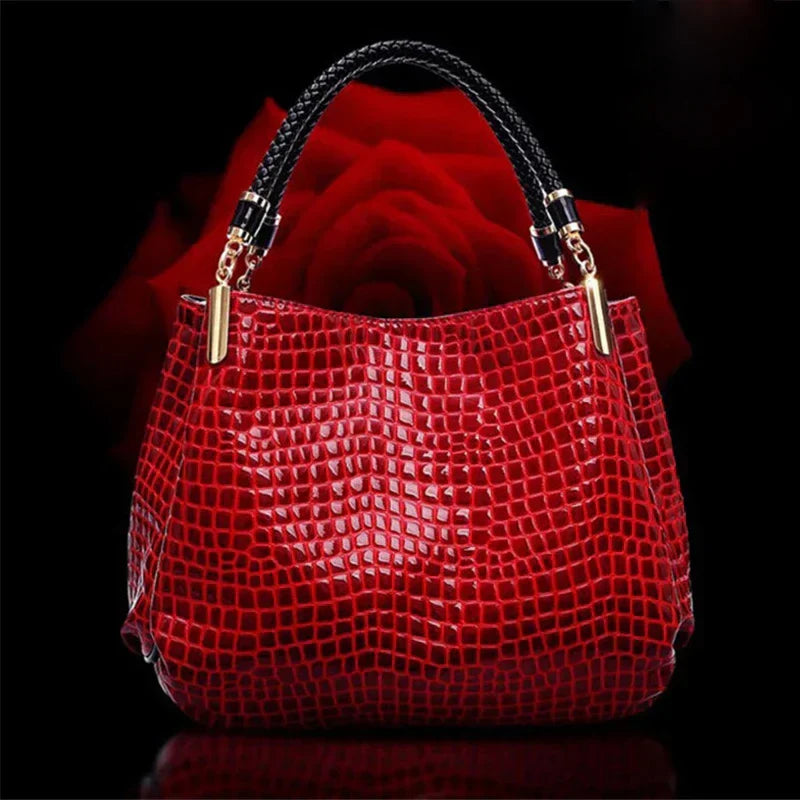 Compact Luxury Leather Shoulder Bag