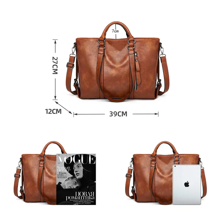 Spacious Luxury Leather Bag
