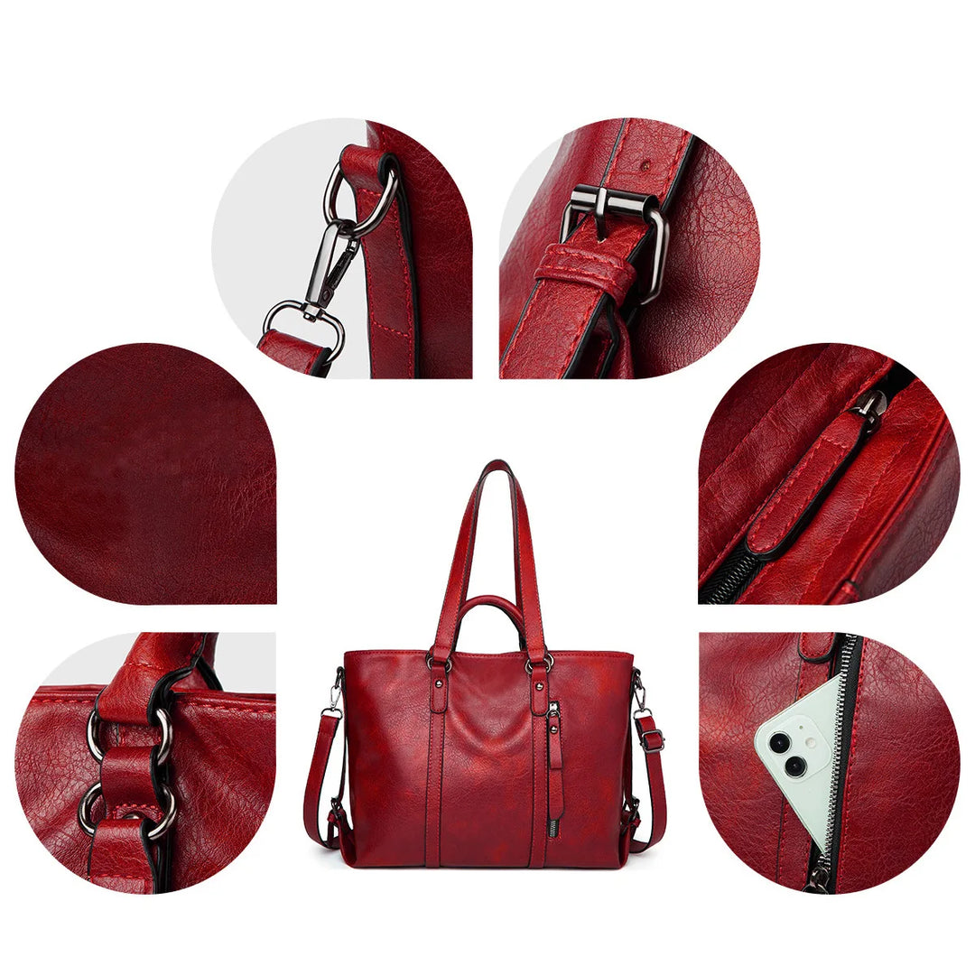 Spacious Luxury Leather Bag