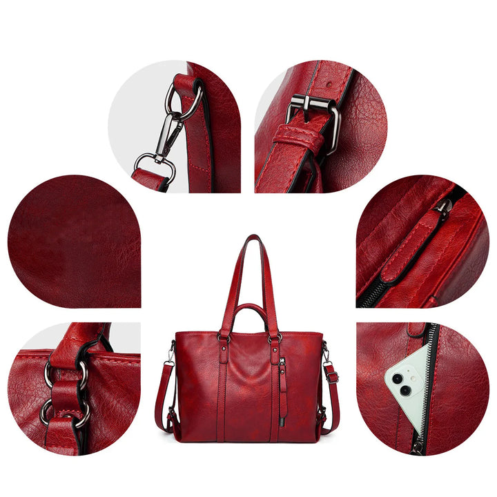 Spacious Luxury Leather Bag