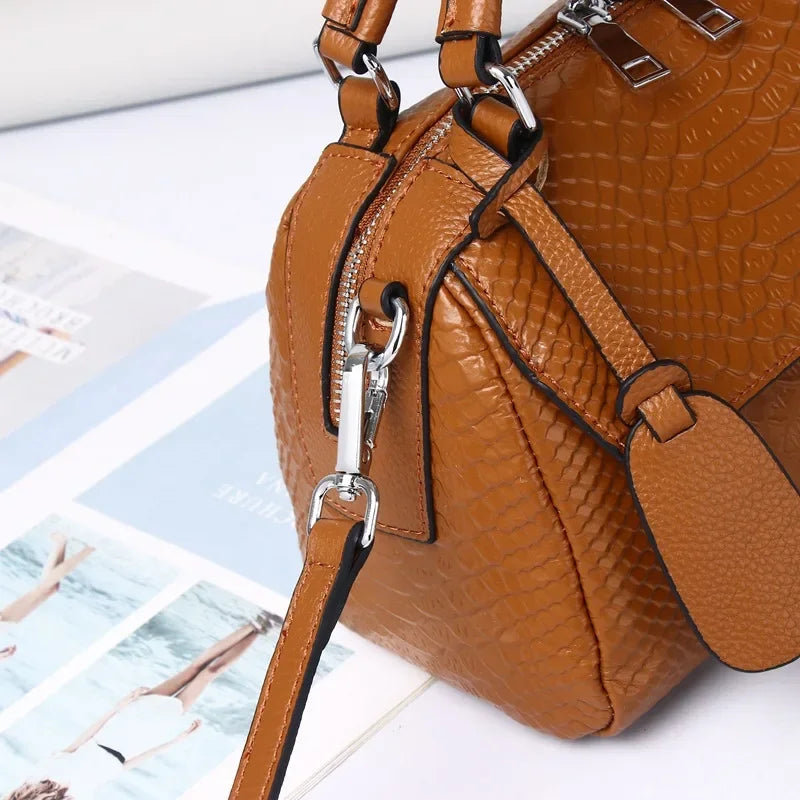 Compact Luxury Leather Bag