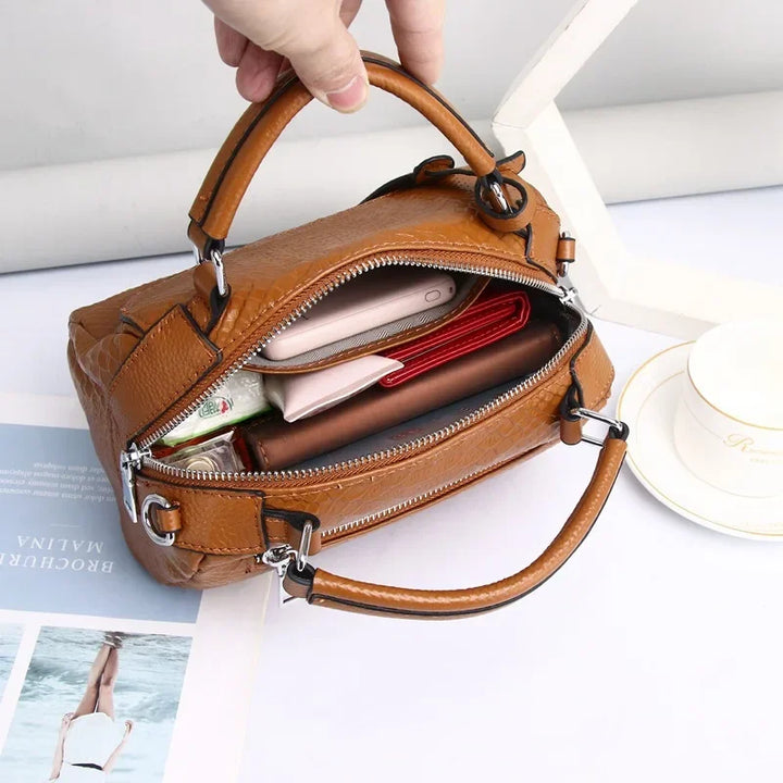 Compact Luxury Leather Bag