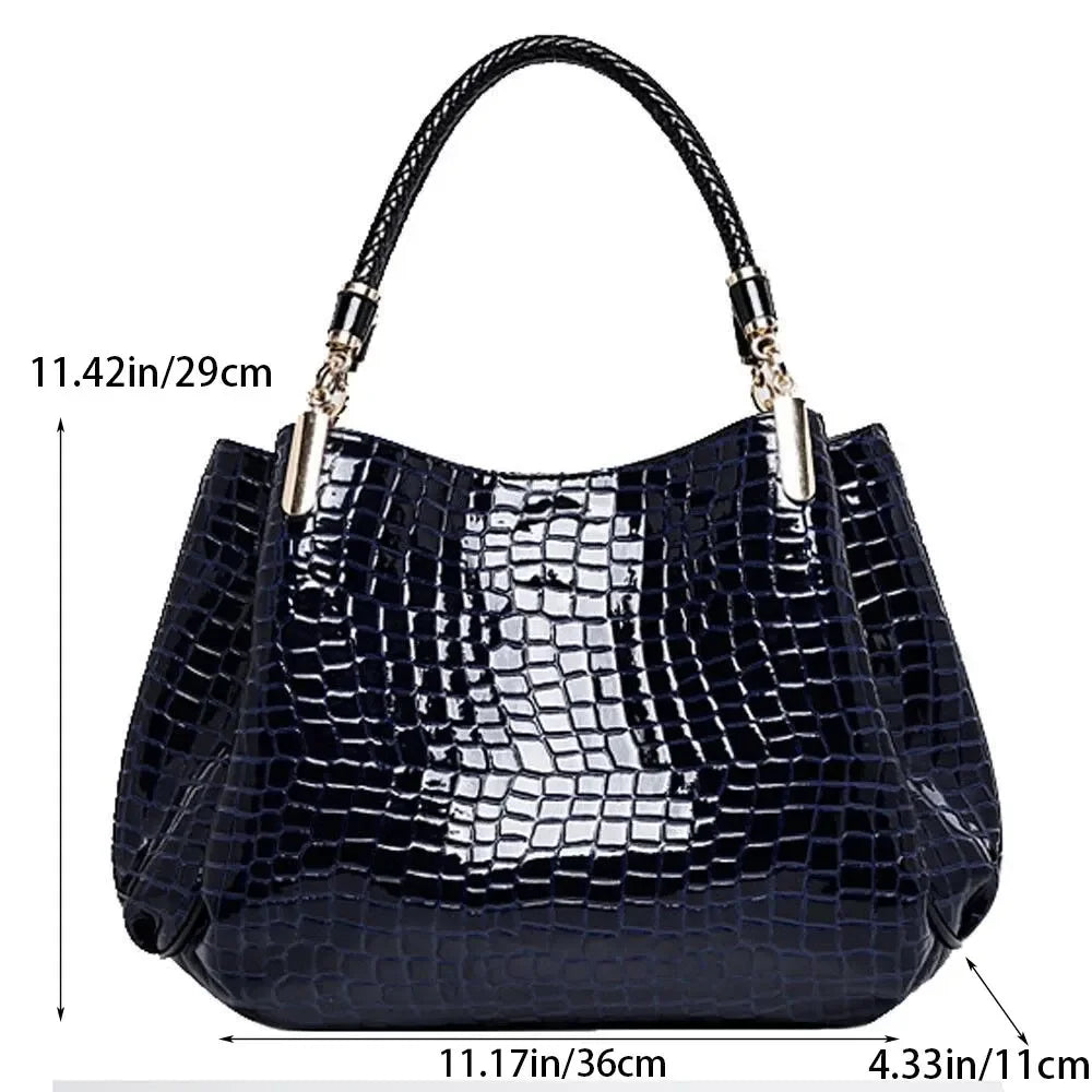 Compact Luxury Leather Shoulder Bag