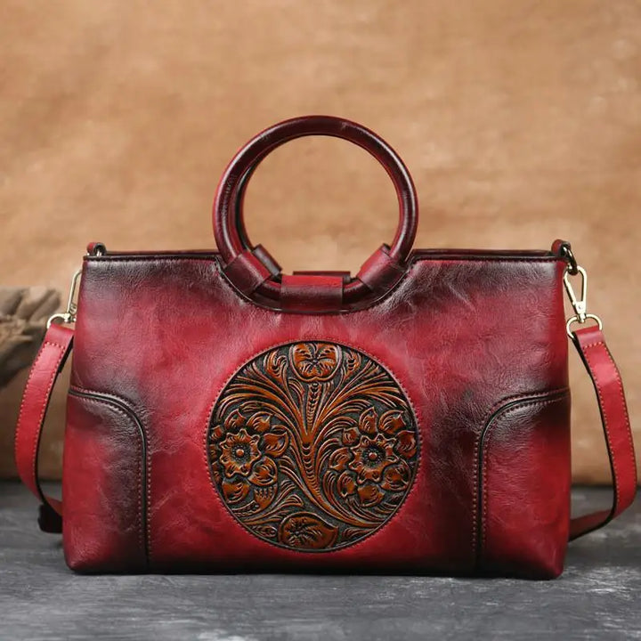 Vintage-Style Luxury Tote Bag