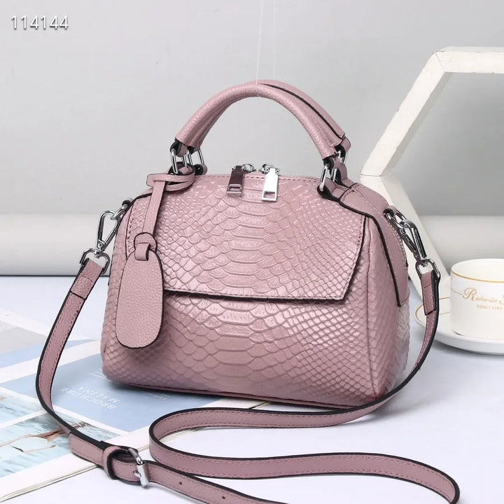 Compact Luxury Leather Bag