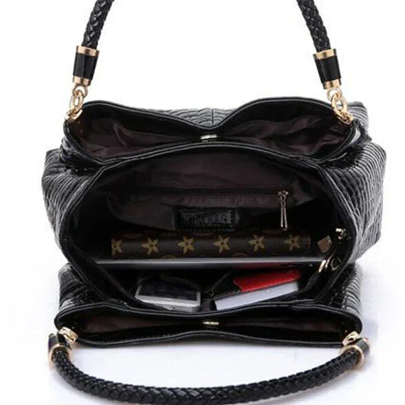 Compact Luxury Leather Shoulder Bag