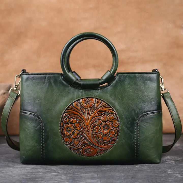 Vintage-Style Luxury Tote Bag