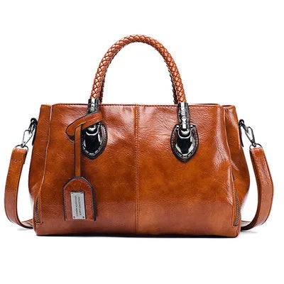 Elegant Luxury Leather Travel Bag
