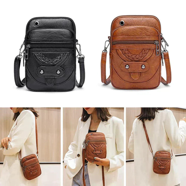 Vintage-Style Luxury Crossbody Bag