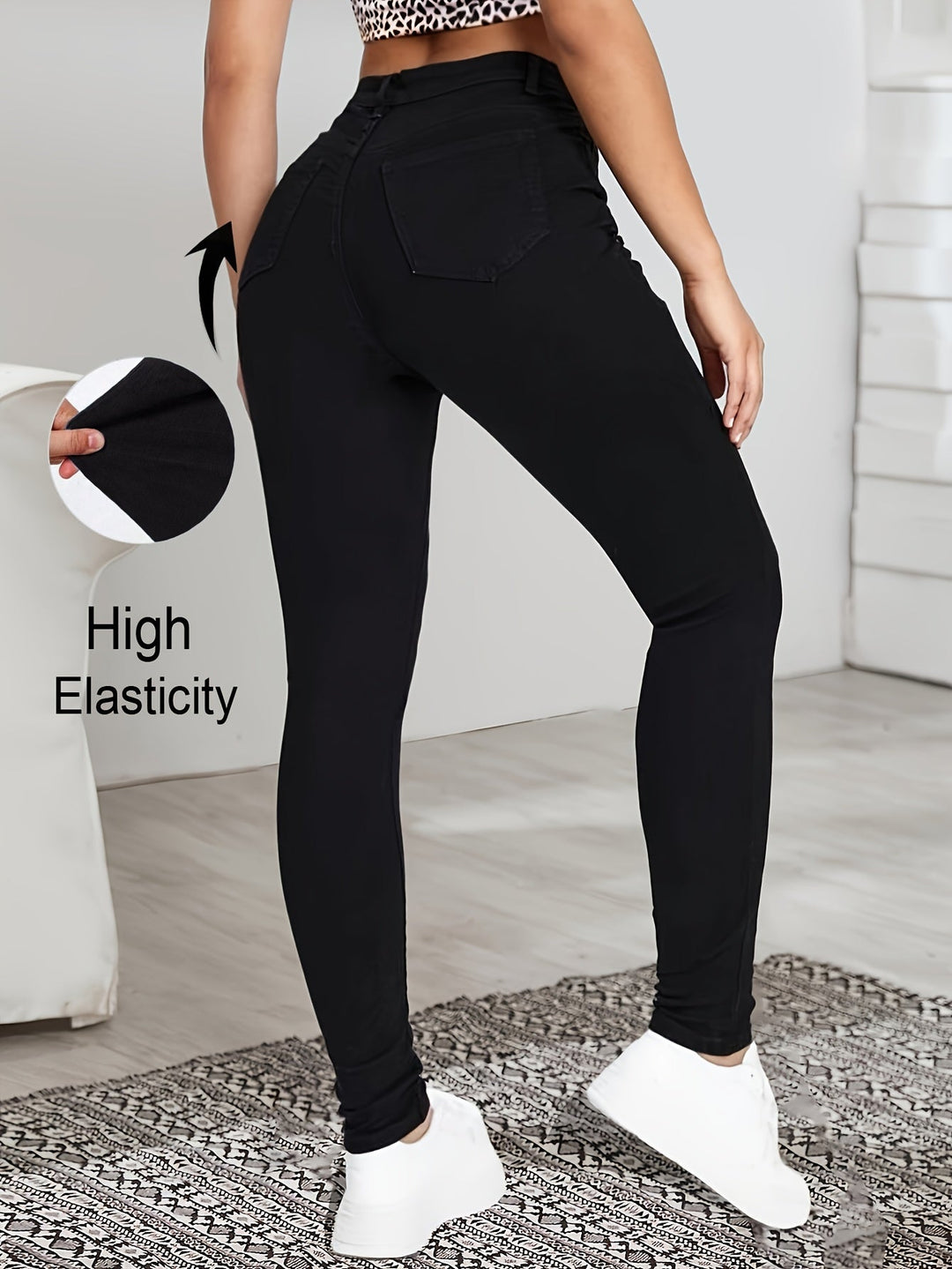 LISETTE™ - Sleek High-Waist Skinny Jeans