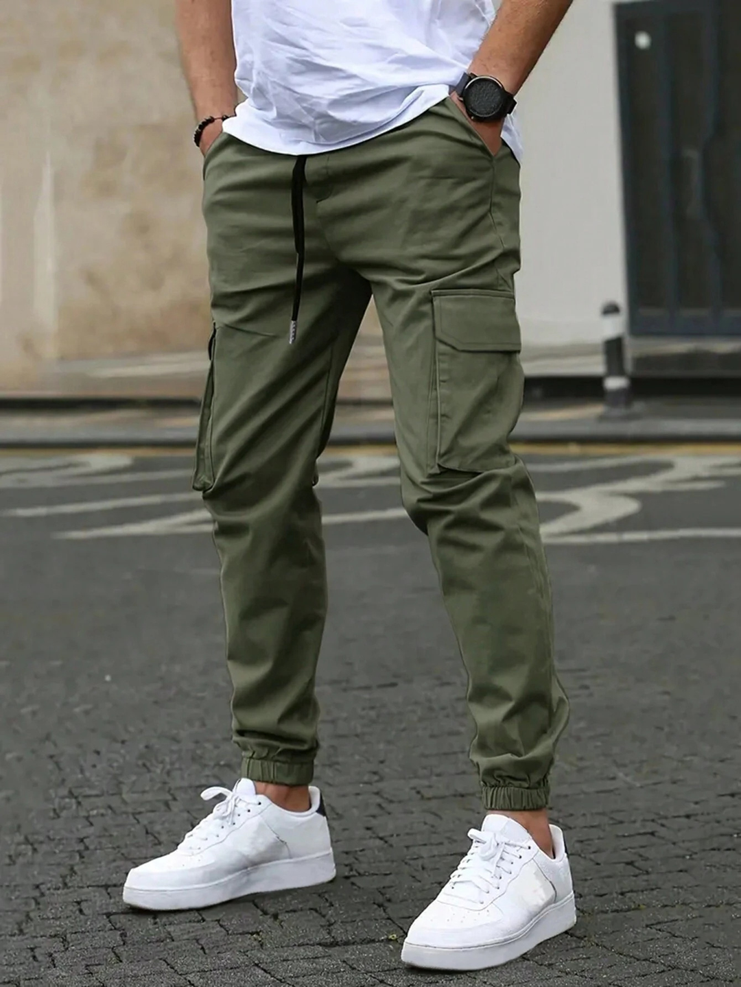 Avenli | MEN'S CARGO JOGGING PANTS