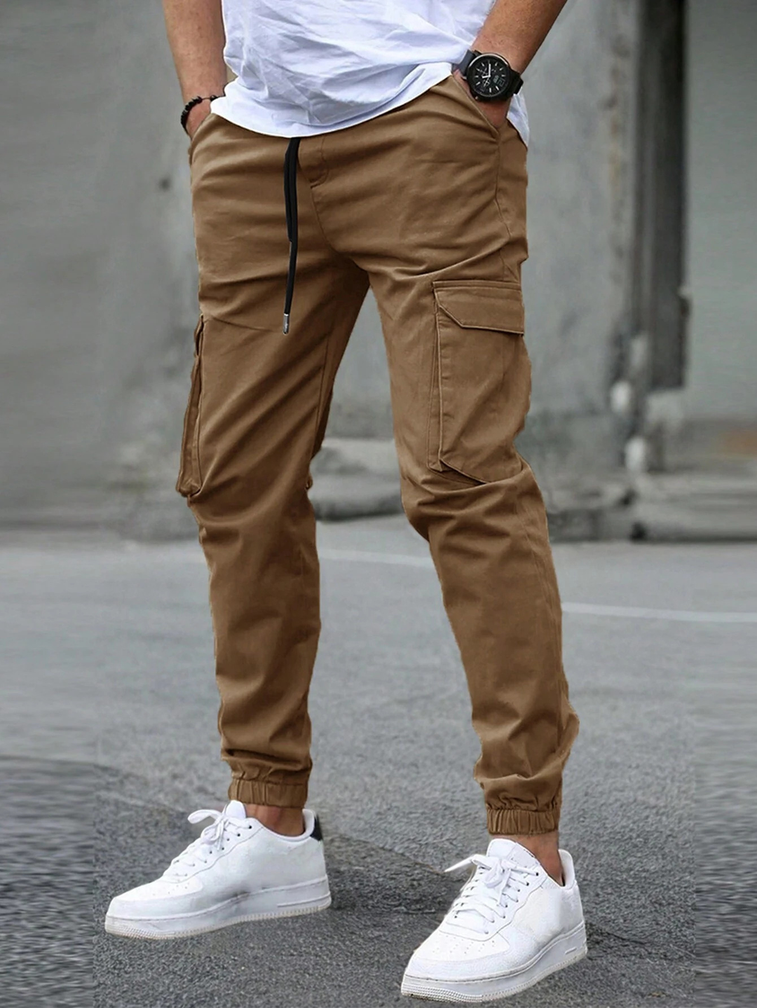 Avenli | MEN'S CARGO JOGGING PANTS