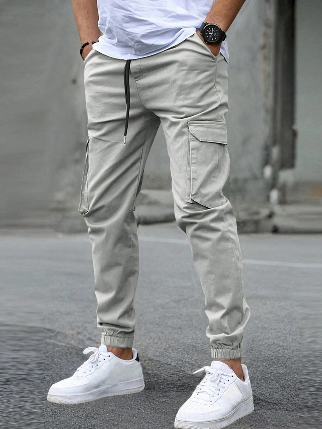 Avenli | MEN'S CARGO JOGGING PANTS